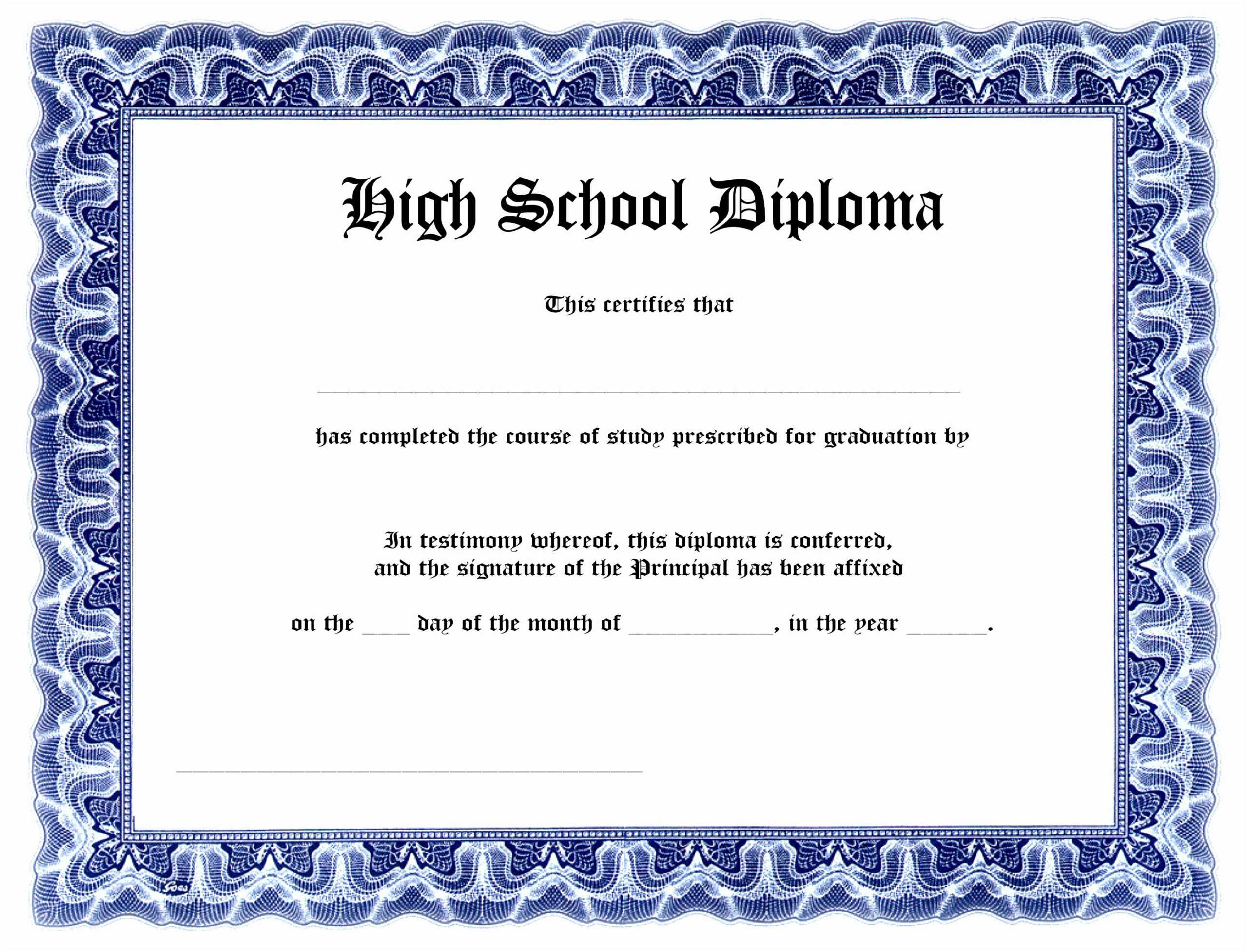 0B406 Ged Diploma Template | Wiring Resources Inside Ged Certificate Template Download