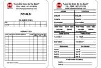 1 Stop Sports Reusable Football Game Card - 1 Stop Sports for Soccer Referee Game Card Template