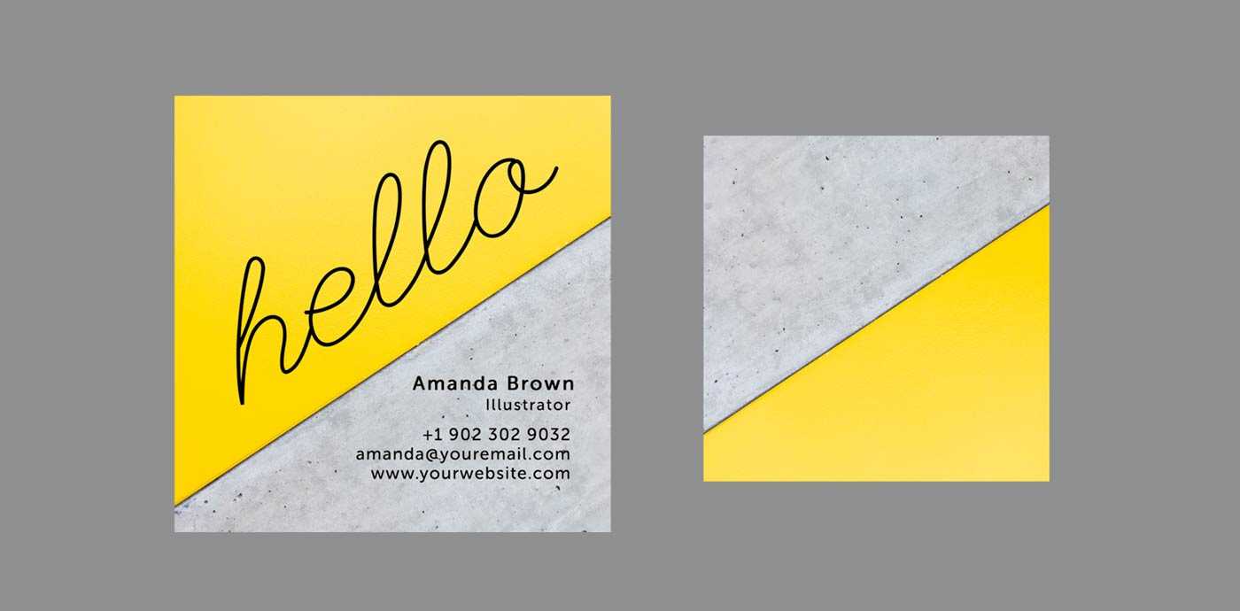 10 Clean & Simple Business Card Templates Perfect For Any Within Freelance Business Card Template