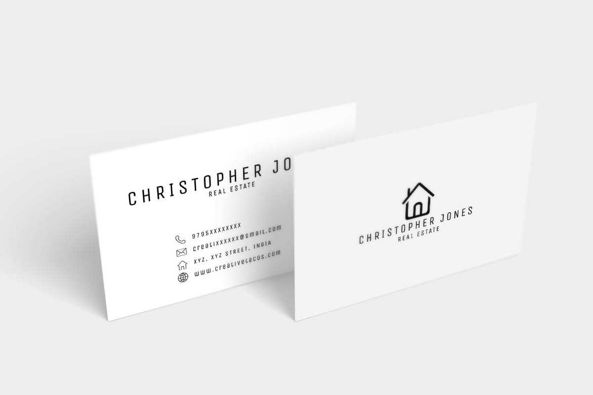100+ Free Creative Business Cards Psd Templates Intended For Real Estate Business Cards Templates Free