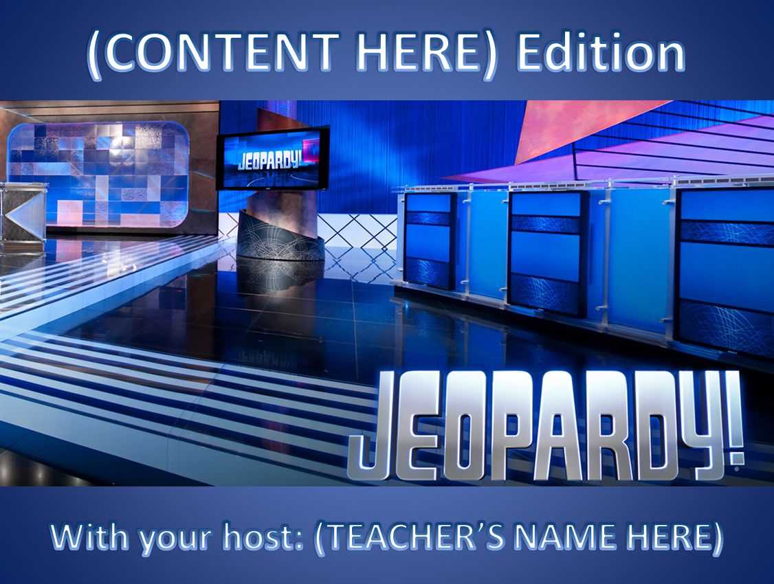 11 Best Free Jeopardy Templates For The Classroom Throughout Jeopardy Powerpoint Template With Score