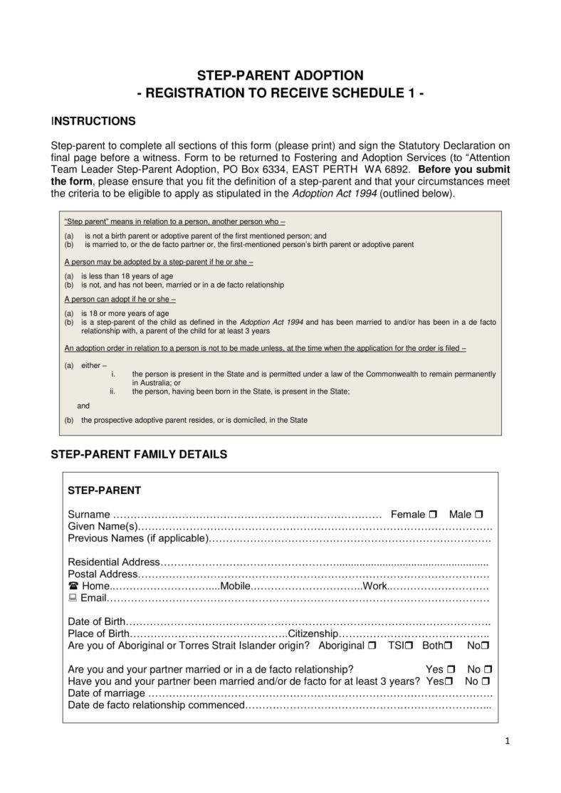 12+ Adoption Paper Templates – Pdf | Free & Premium Templates In Child Adoption Certificate Template