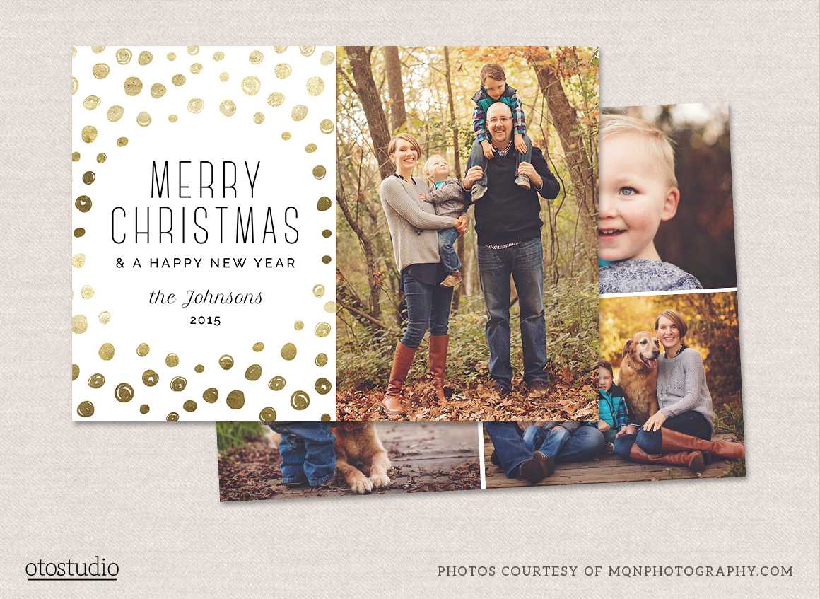 12 Christmas Card Photoshop Templates To Get You Up And Within Free Christmas Card Templates For Photoshop