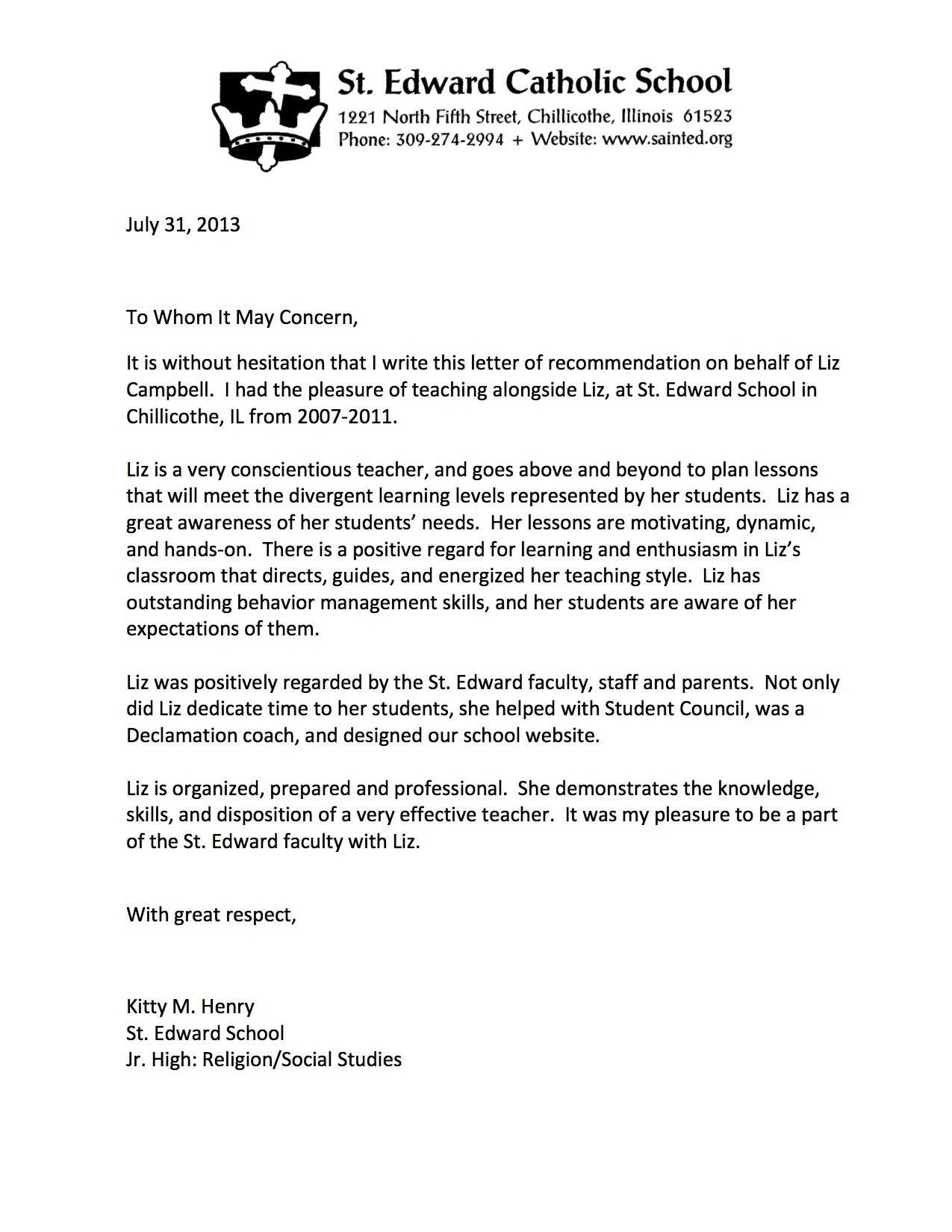 12 Example Of Recommendation Letter For Masters Program Within Masters Degree Certificate Template