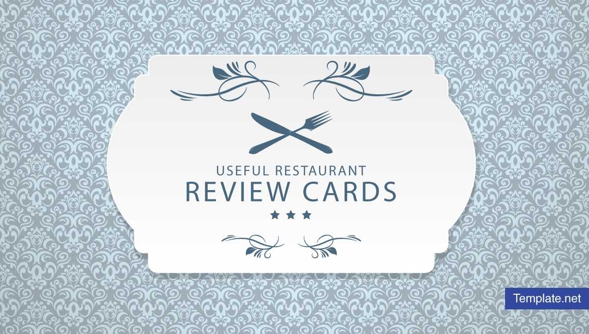 13+ Useful Restaurant Review Card Templates & Designs – Psd With Restaurant Comment Card Template