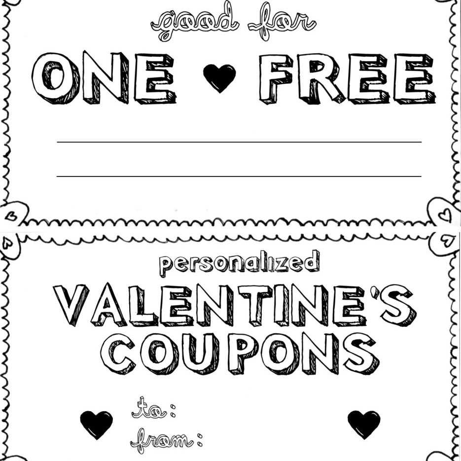 15 Sets Of Free Printable Love Coupons And Templates In Dinner Certificate Template Free