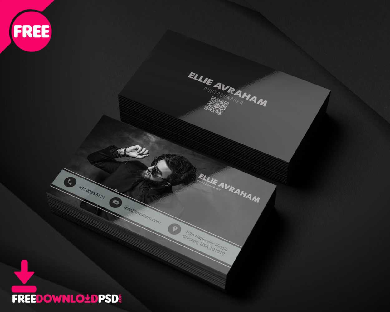 150+ Free Business Card Psd Templates For Free Business Card Templates For Photographers