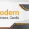 19+ Modern Business Card Templates – Psd, Ai, Word, | Free Intended For Modern Business Card Design Templates