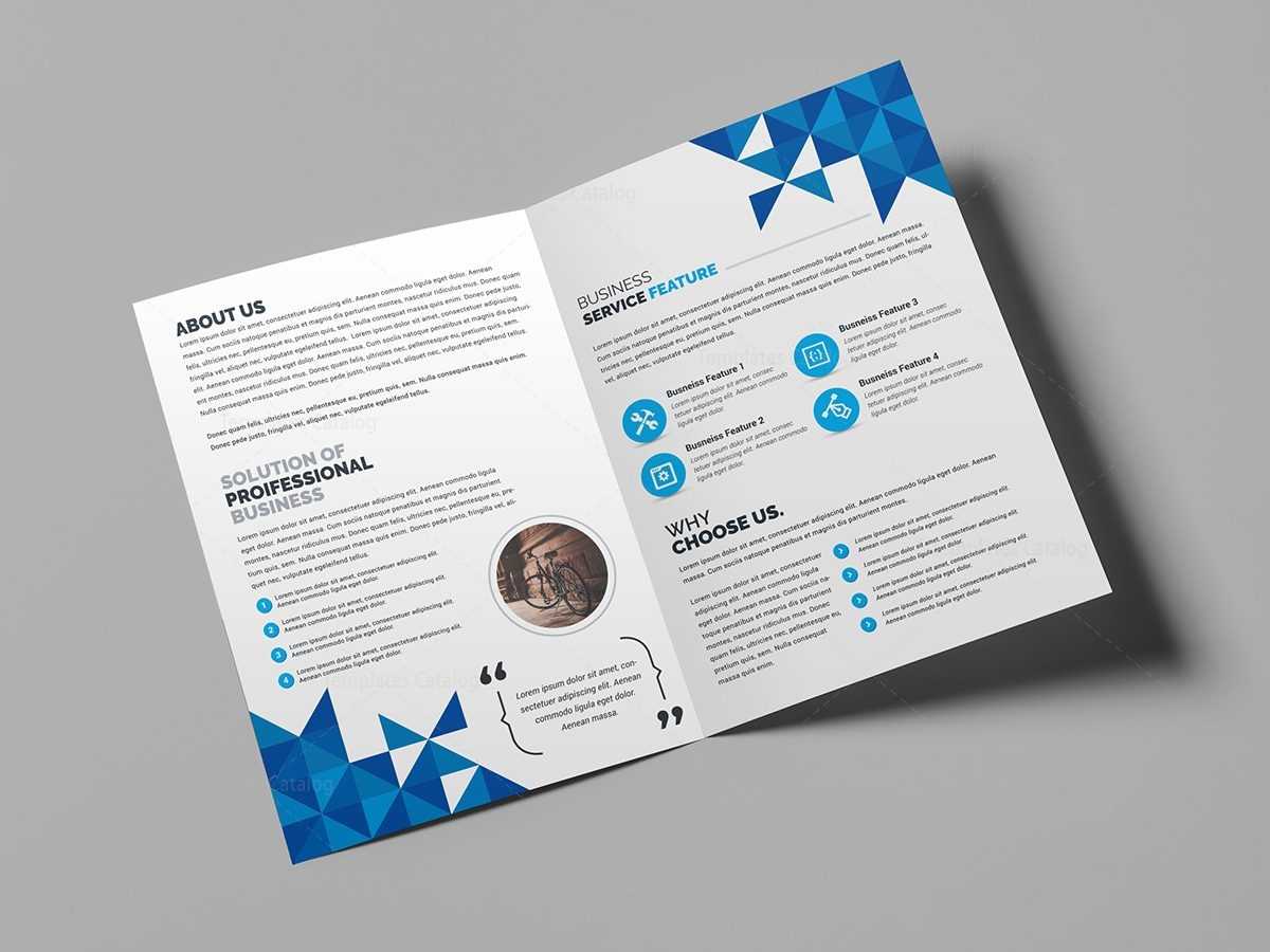 2 Folded Brochure – Dalep.midnightpig.co Within Half Page Brochure Template