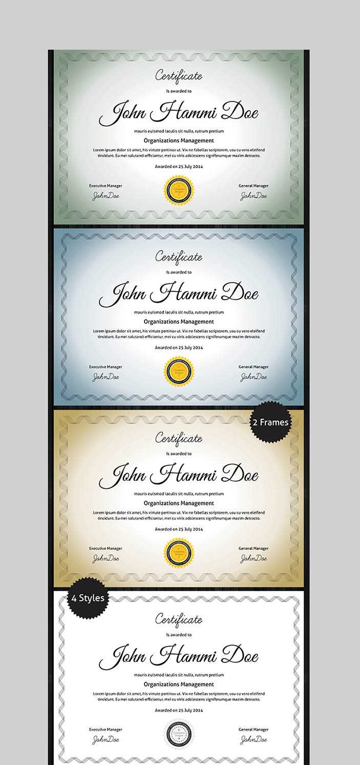 20 Best Word Certificate Template Designs To Award Intended For Small Certificate Template