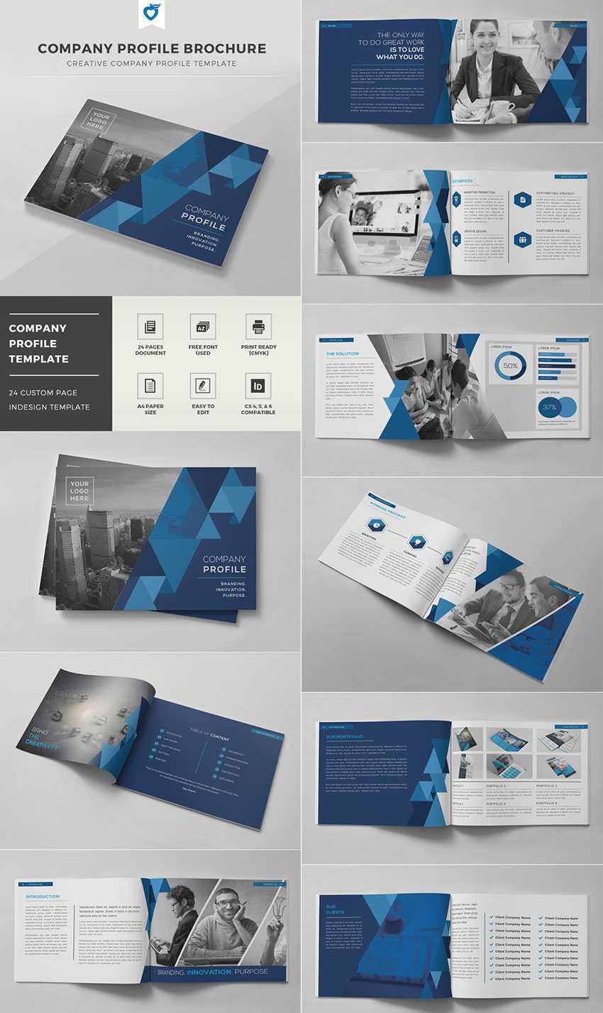 20 Кращих Шаблонів Indesign Brochure – Для Творчого For Brochure Template Indesign Free Download