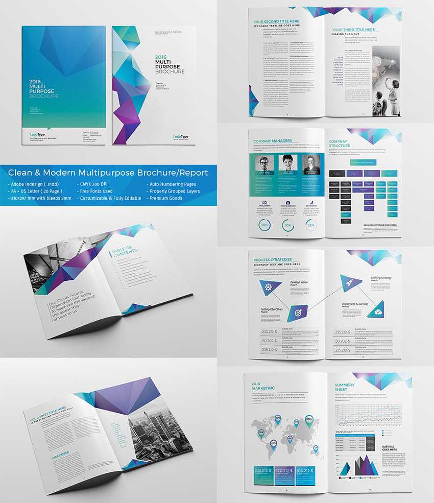 20 Кращих Шаблонів Indesign Brochure - Для Творчого Pertaining To Adobe Indesign Brochure Templates