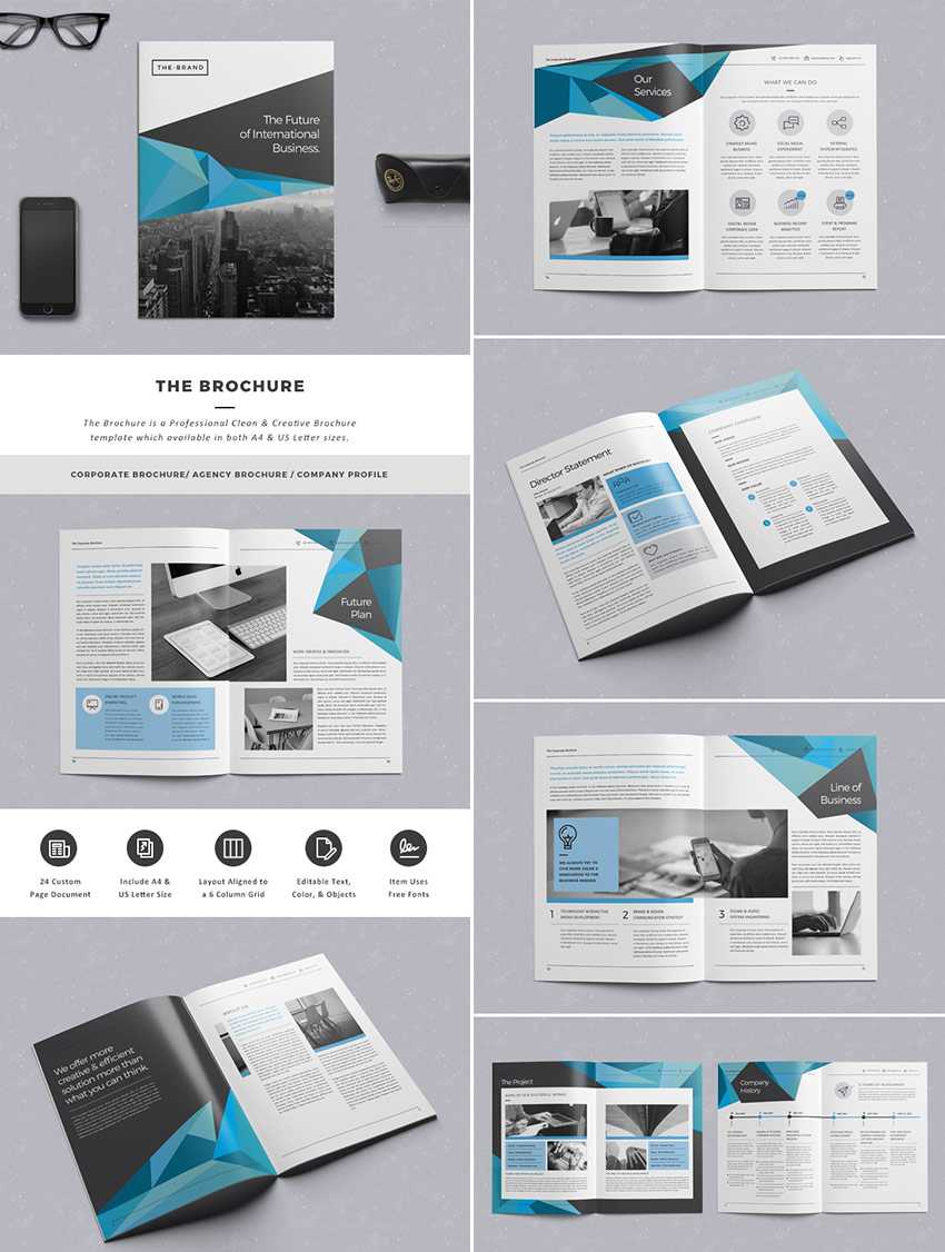 20 Кращих Шаблонів Indesign Brochure – Для Творчого Throughout Adobe Indesign Brochure Templates