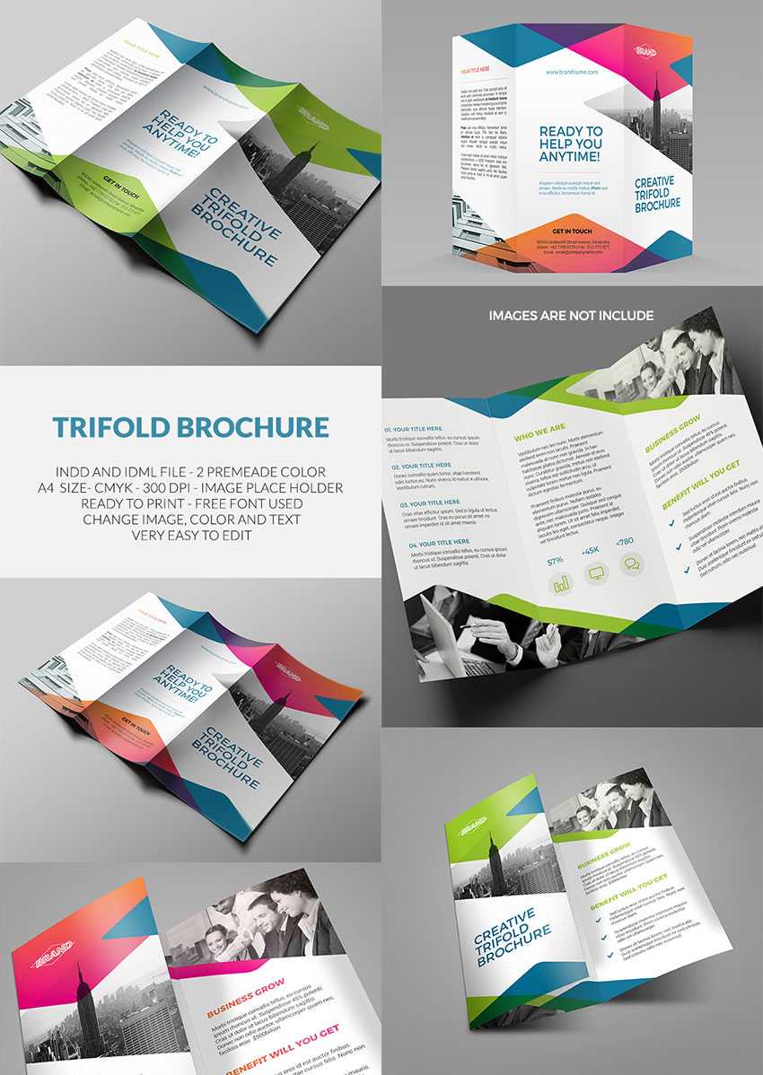 20 Лучших Шаблонов Indesign Brochure – Для Творческого With Regard To Adobe Indesign Tri Fold Brochure Template