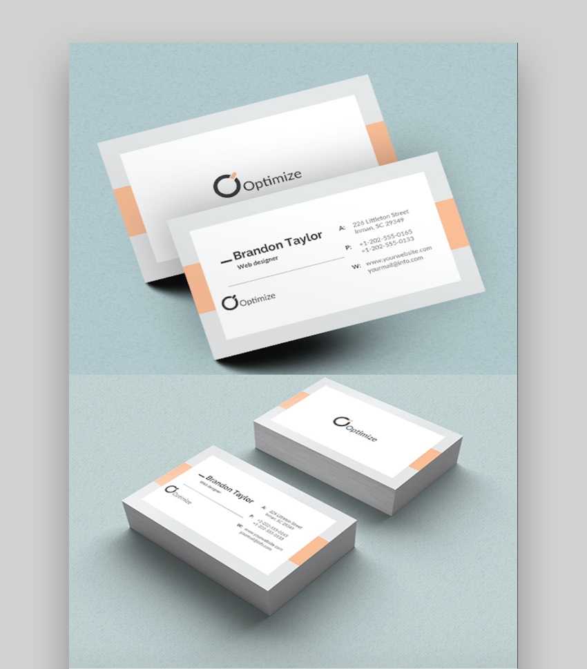 20+ Double Sided, Vertical Business Card Templates (Word, Or With Regard To Double Sided Business Card Template Illustrator