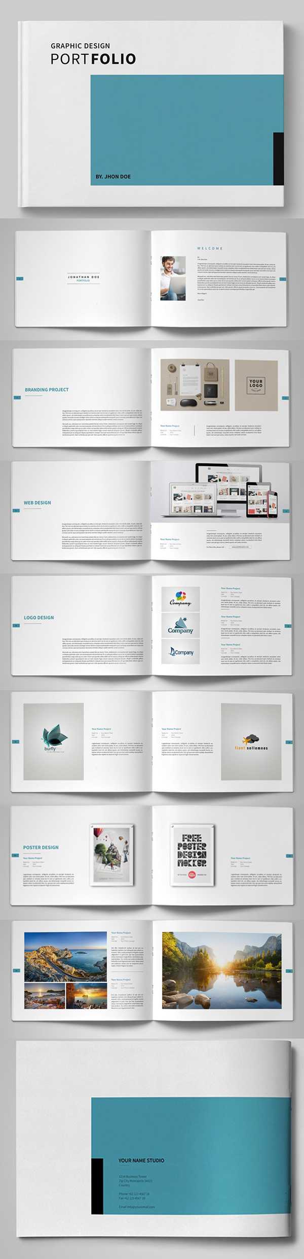 20 New Professional Catalog Brochure Templates | Design Intended For Online Brochure Template Free