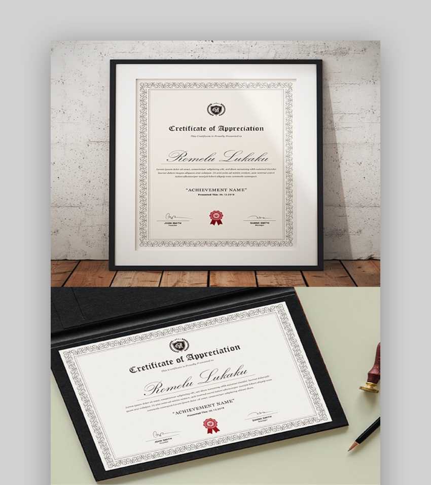 25+ Best Certificate Design Templates: Awards, Gifts Throughout Manager Of The Month Certificate Template