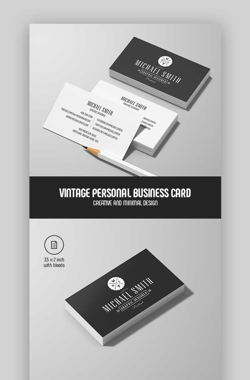 25 Best Personal Business Cards Designed For Better Regarding Networking Card Template