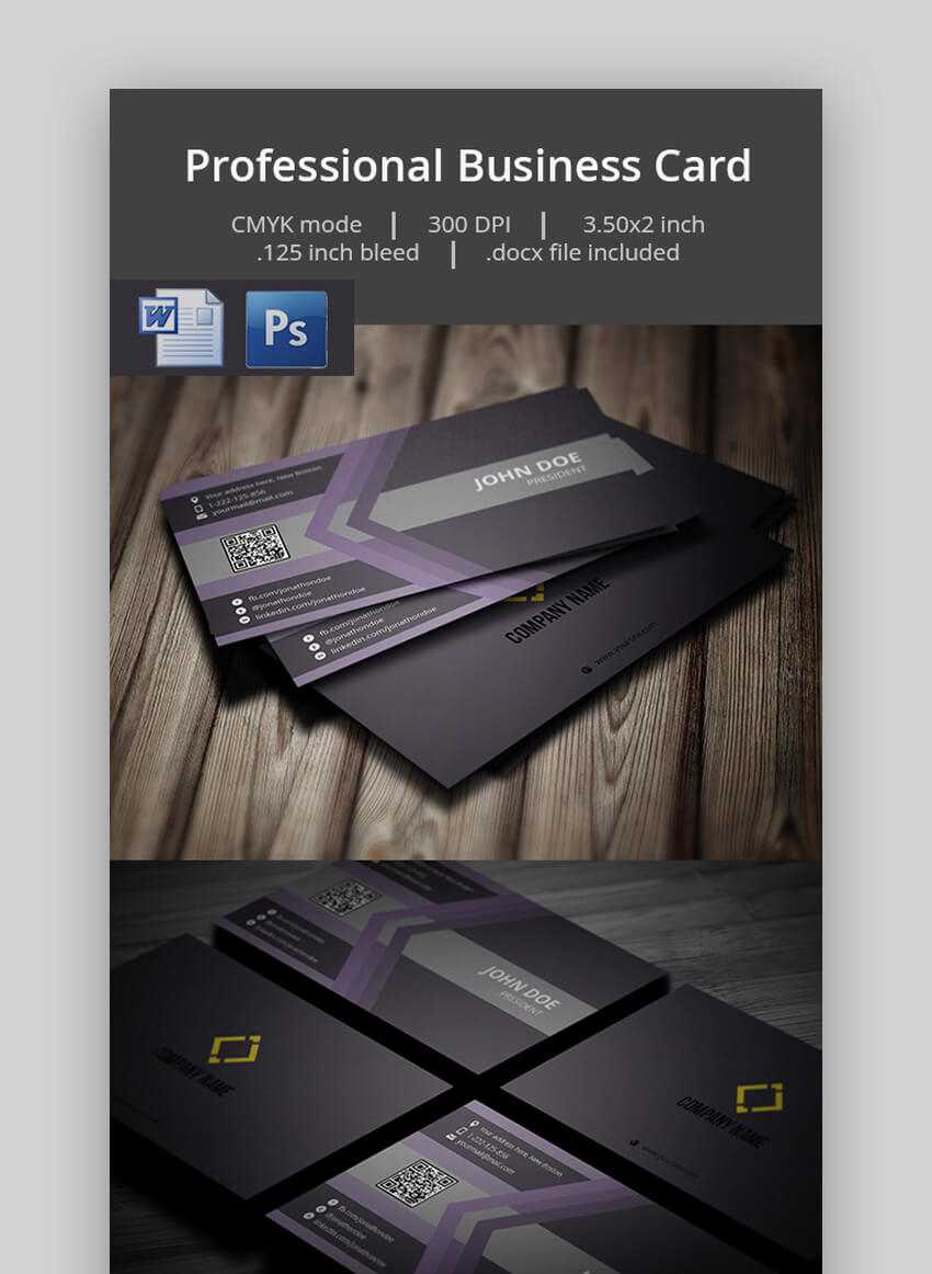 25+ Free Microsoft Word Business Card Templates (Printable Regarding Microsoft Office Business Card Template