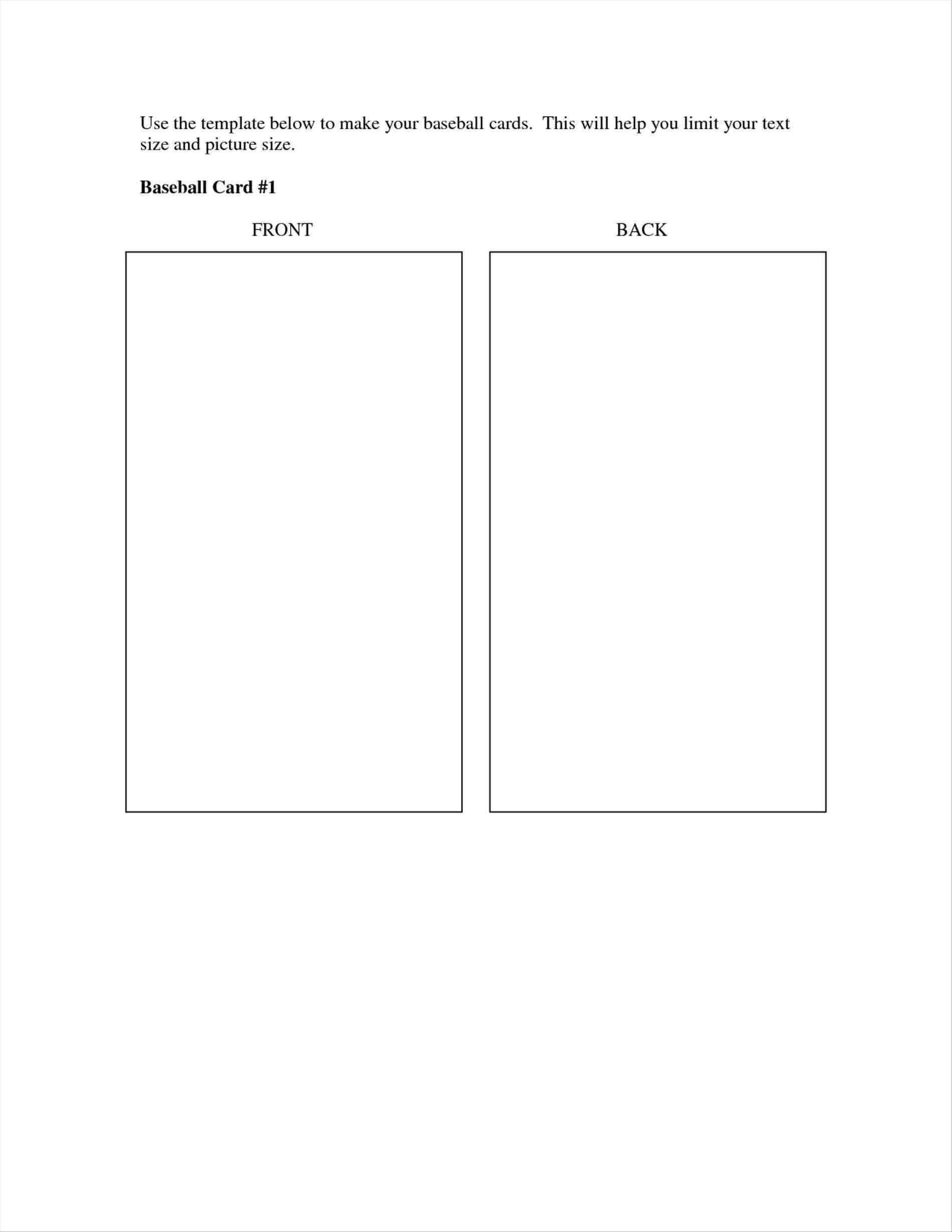 26 Visiting Baseball Trading Card Template For Word With Throughout Baseball Card Template Word
