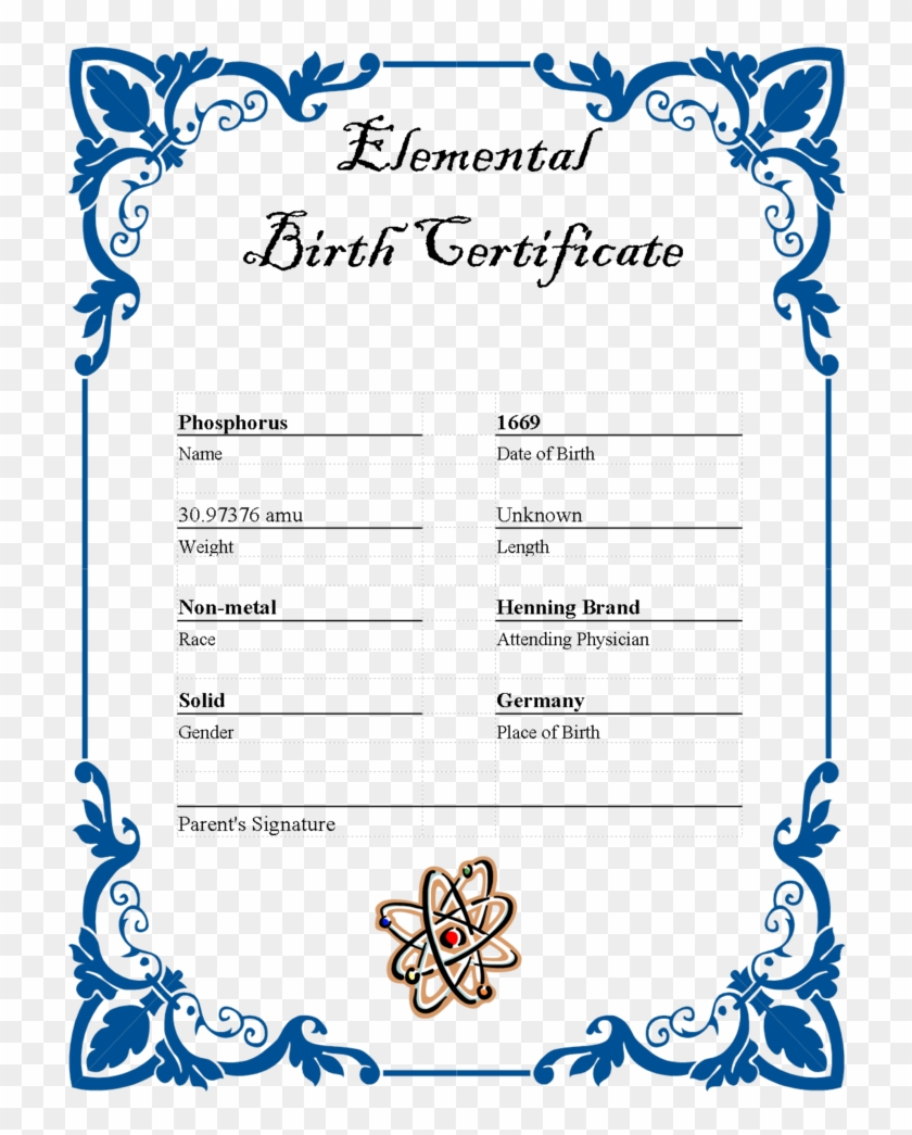 27 Images Of Ar Element Birth Certificate Template – Border Pertaining To Birth Certificate Fake Template