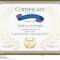 28+ Felicitation Certificate Template | Certificat De For Felicitation Certificate Template