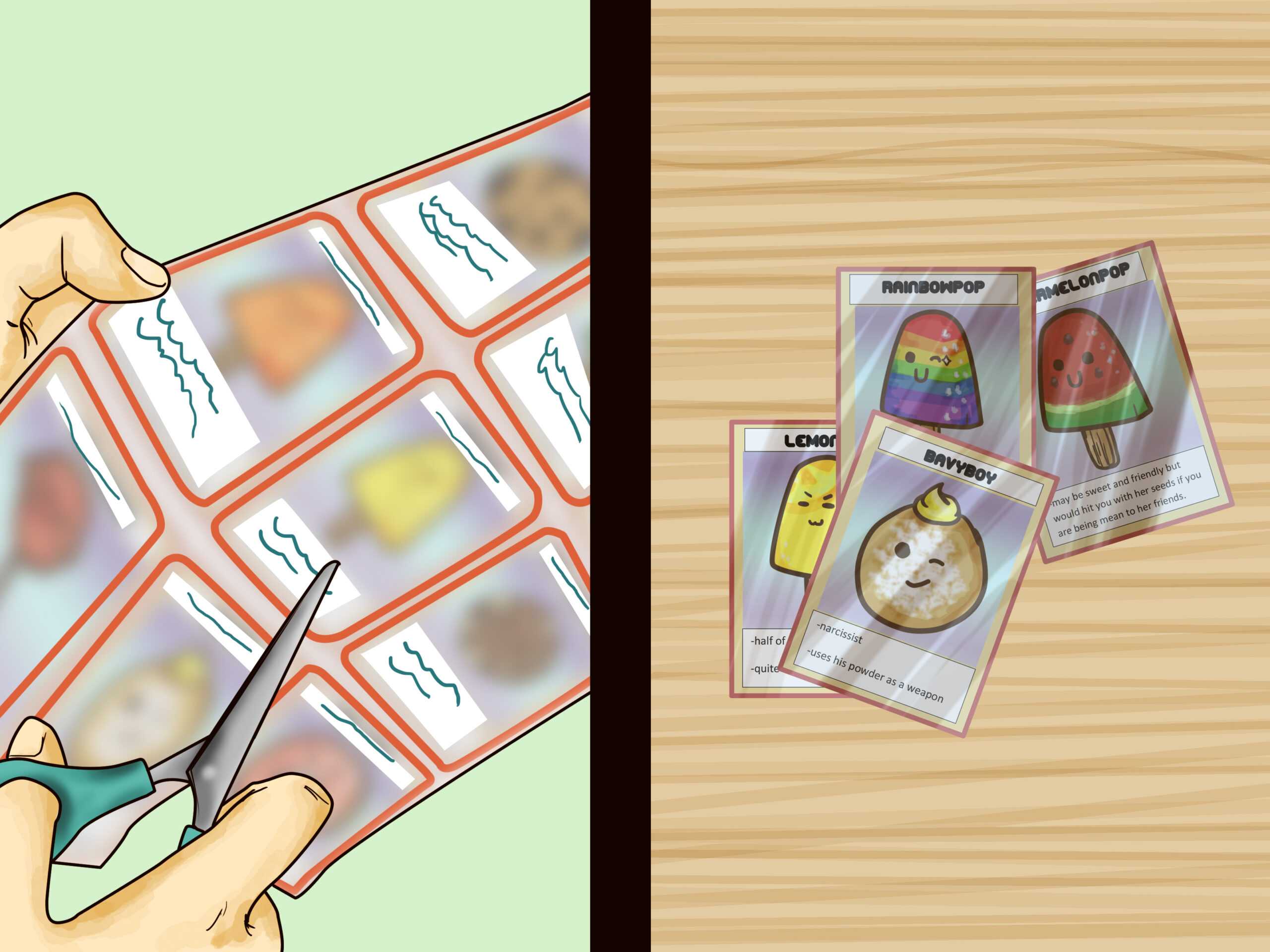 3 Ways To Make Your Own Trading Cards – Wikihow With Open Office Index Card Template