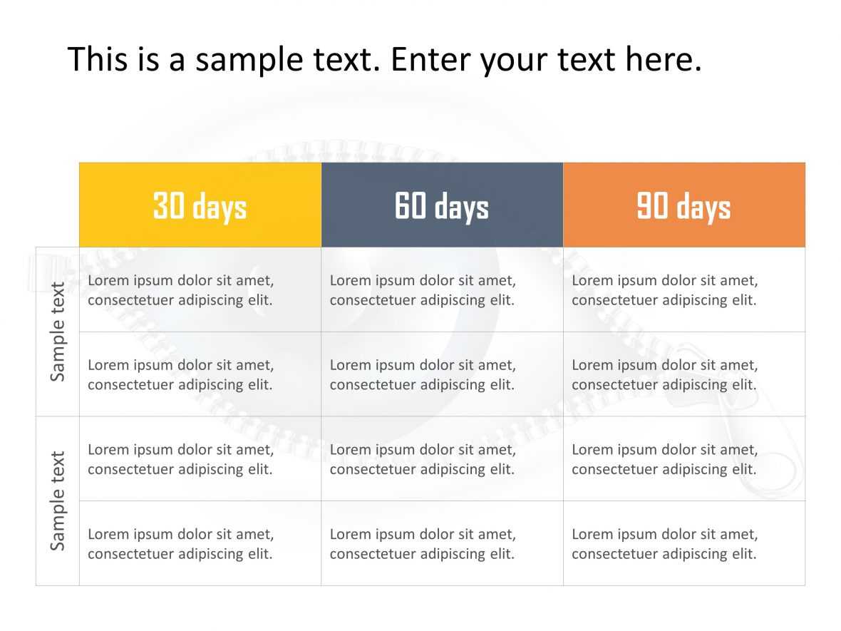 30 60 90 Day Plan Powerpoint Template 23 | 30 60 90 Day Plan Intended For 30 60 90 Day Plan Template Powerpoint