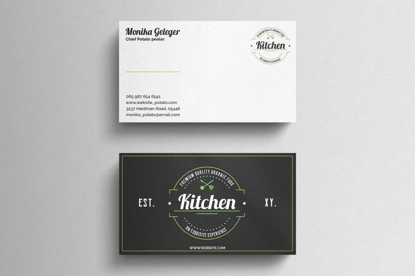 30+ Delicate Restaurant Business Card Templates | Decolore Inside Restaurant Business Cards Templates Free