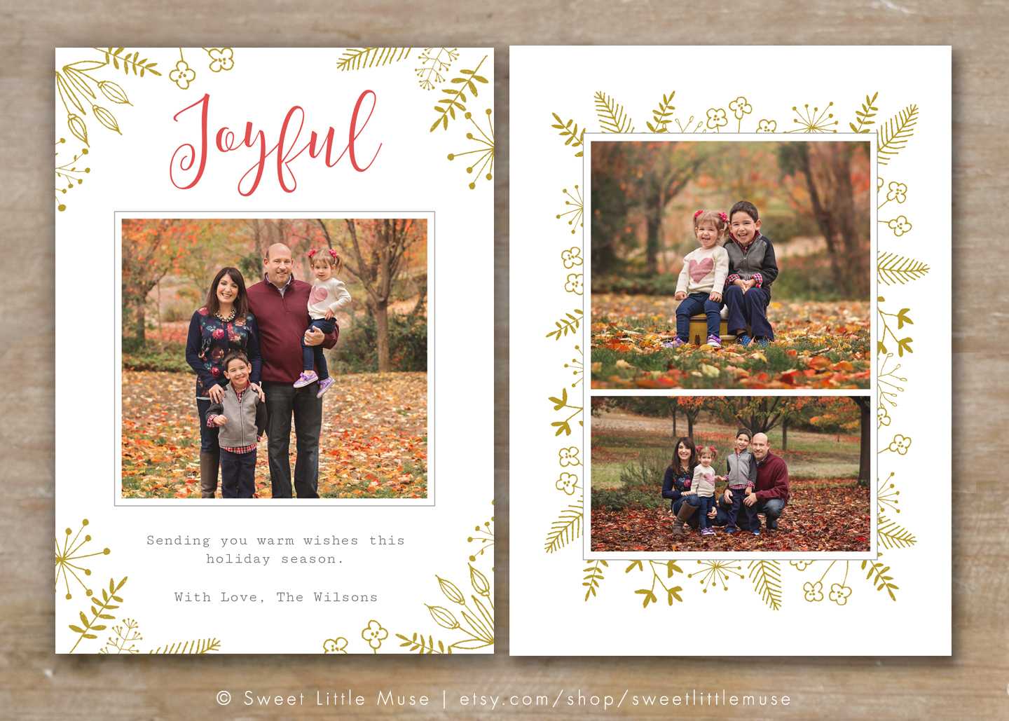 30 Holiday Card Templates For Photographers To Use This Year Within Christmas Photo Card Templates Photoshop