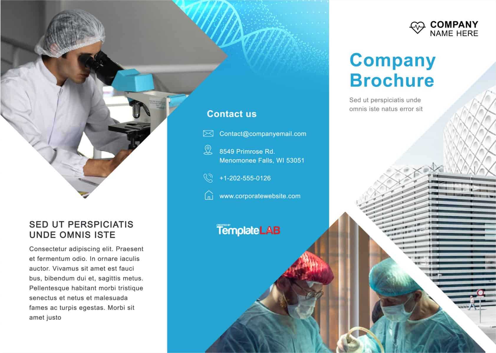 33 Free Brochure Templates (Word + Pdf) ᐅ Templatelab In Engineering Brochure Templates Free Download