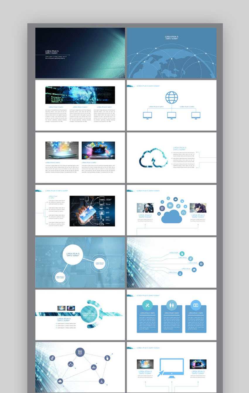 35 Best Science & Technology Powerpoint Templates (High Tech For High Tech Powerpoint Template