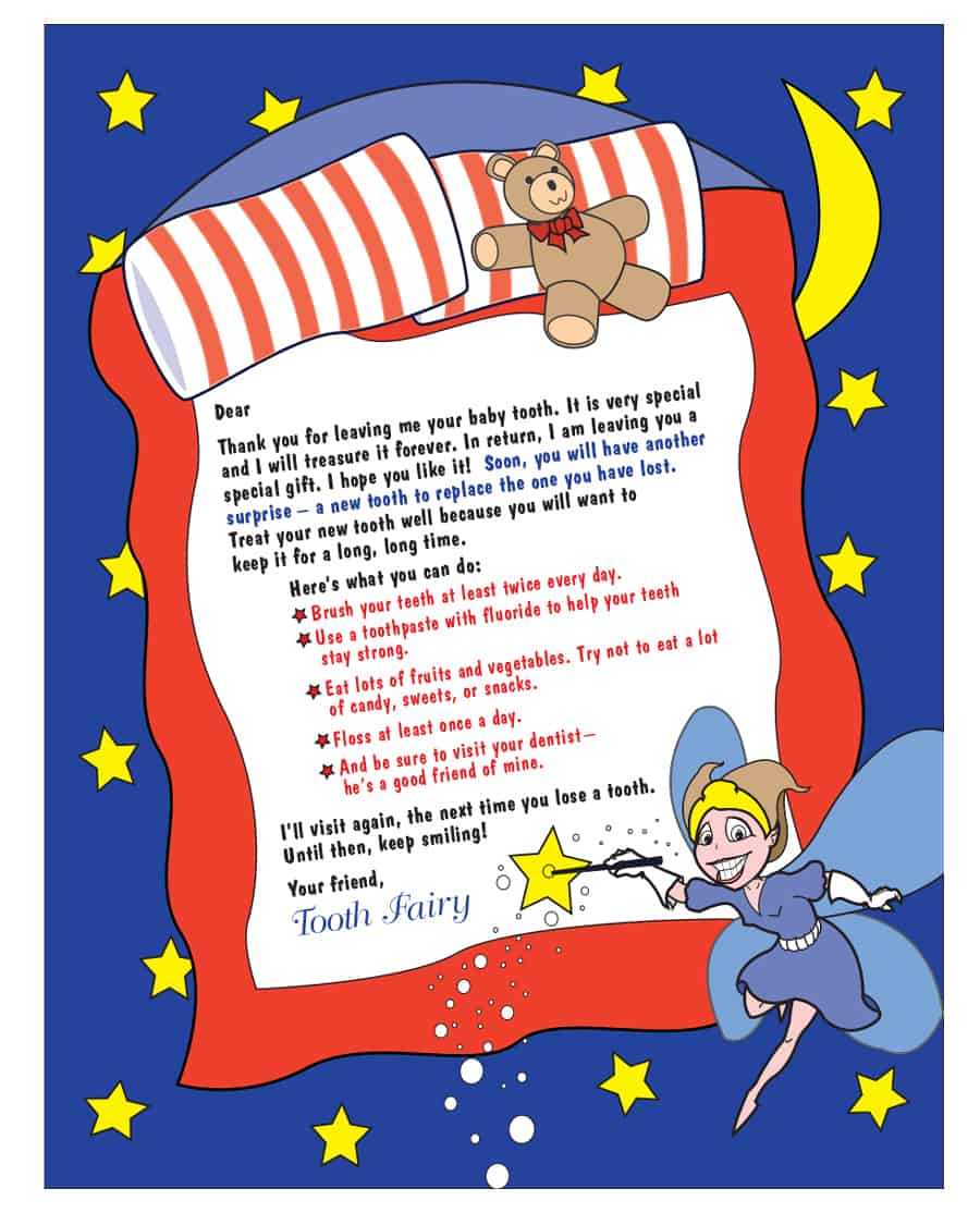 37 Tooth Fairy Certificates & Letter Templates – Printable In Free Tooth Fairy Certificate Template