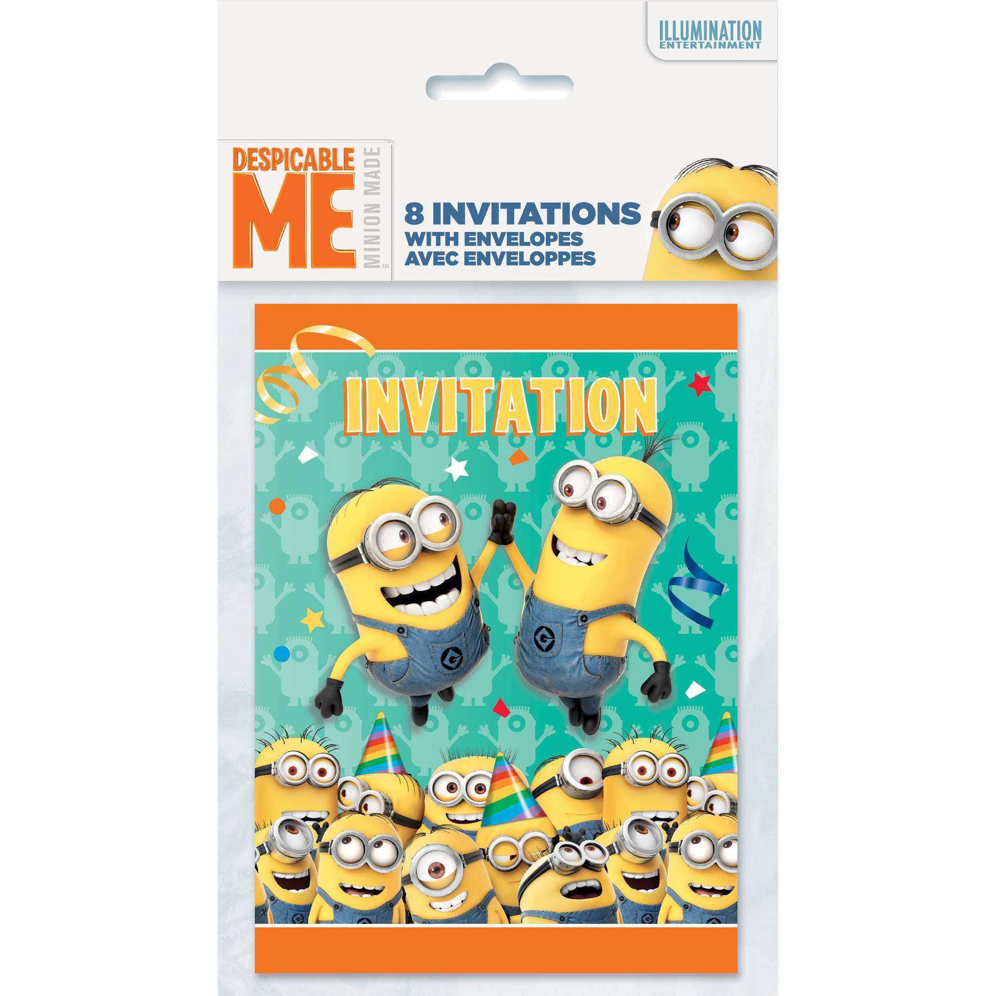 38 Creating Birthday Invitation Card Template Minion For Ms With Regard To Minion Card Template