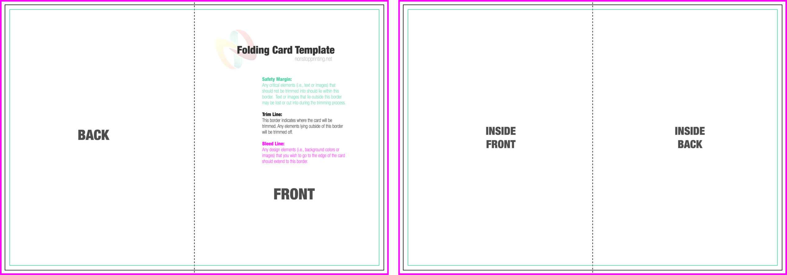39 Online Folding Card Template For Word Now With Folding Within Foldable Card Template Word