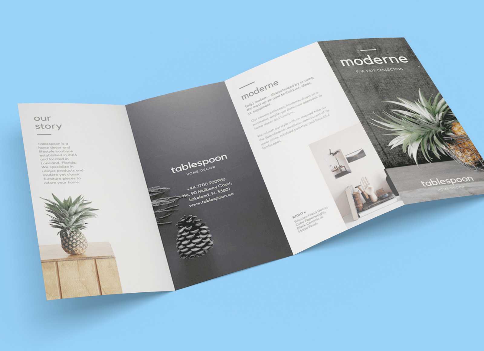 4 Fold Brochure – Falep.midnightpig.co Within 4 Fold Brochure Template Word