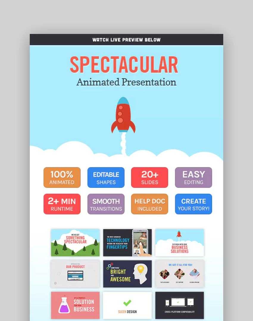 40+ Best Free & Premium Animated Powerpoint Templates With Intended For Powerpoint Presentation Animation Templates