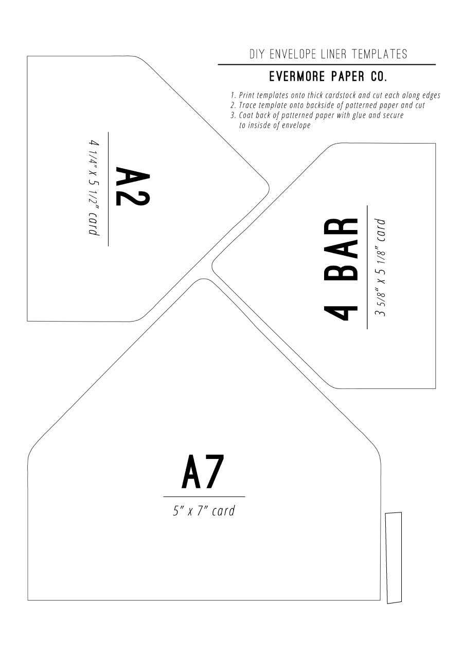 40+ Free Envelope Templates (Word + Pdf) ᐅ Templatelab Throughout Envelope Templates For Card Making
