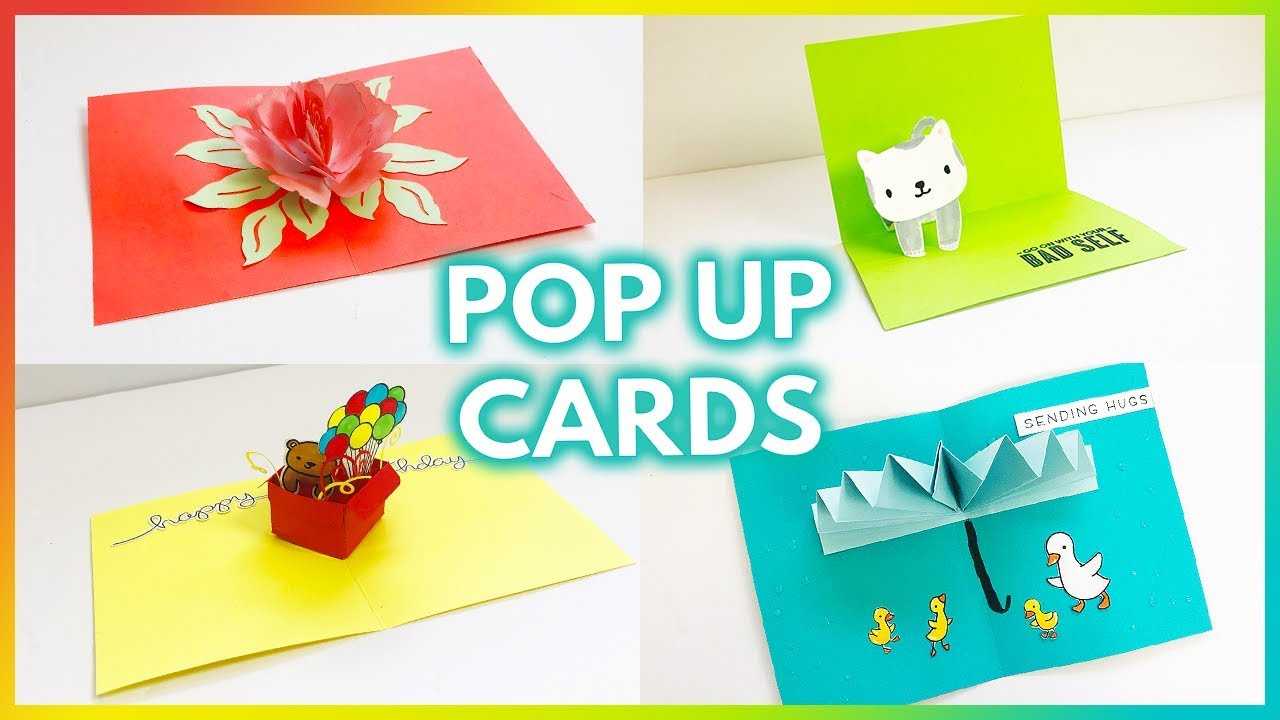 5 Simple And Easy Pop Up Card Tutorials Throughout Diy Pop Up Cards Templates