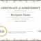 50 Free Creative Blank Certificate Templates In Psd Inside Graduation Certificate Template Word