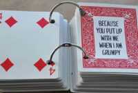 52 Things I Love About You Cards - Health Journal inside 52 Things I Love About You Deck Of Cards Template