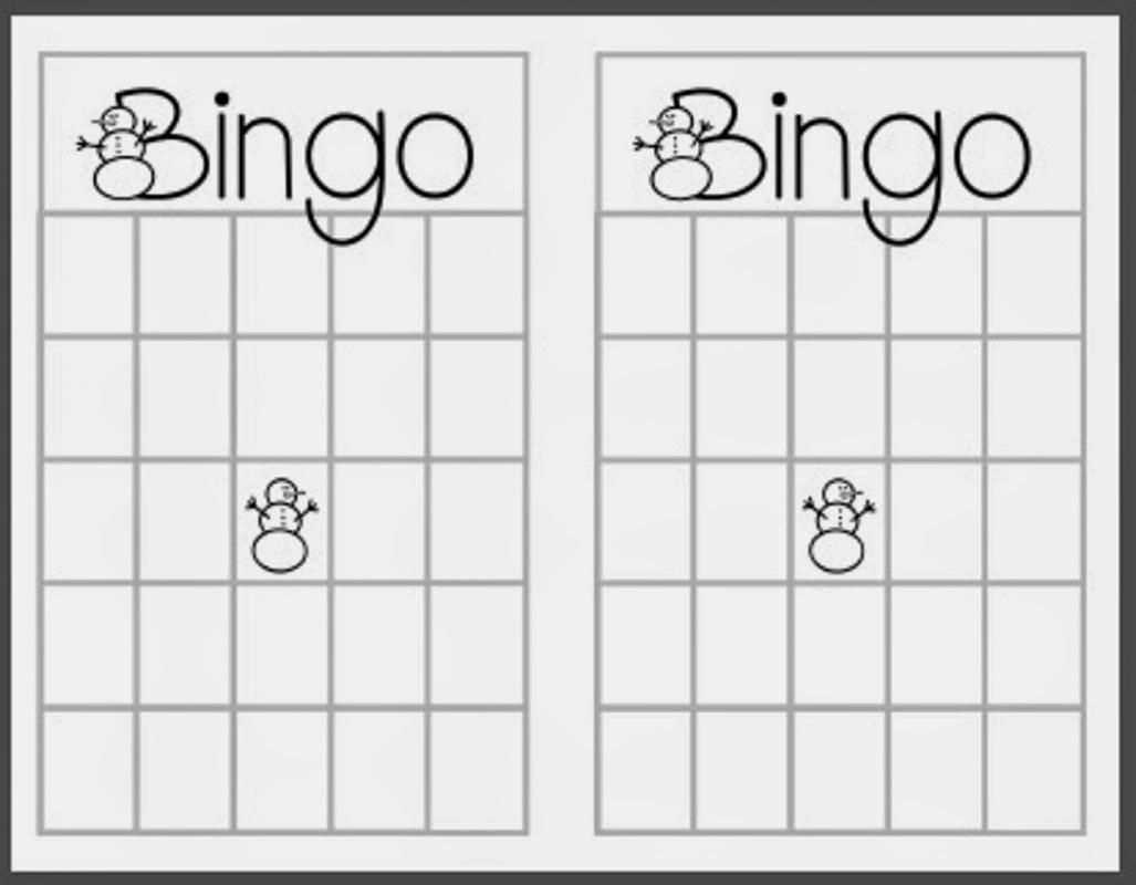 74 Printable Christmas Bingo Card Template Maker For Bingo Card Template Word