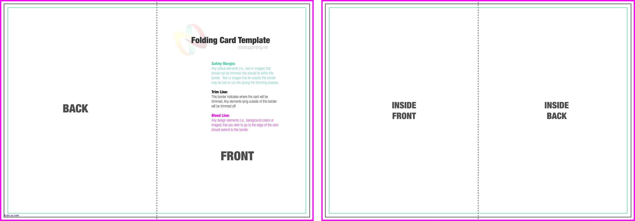 88 Create Blank Quarter Fold Card Template For Word Layouts Regarding Quarter Fold Card Template