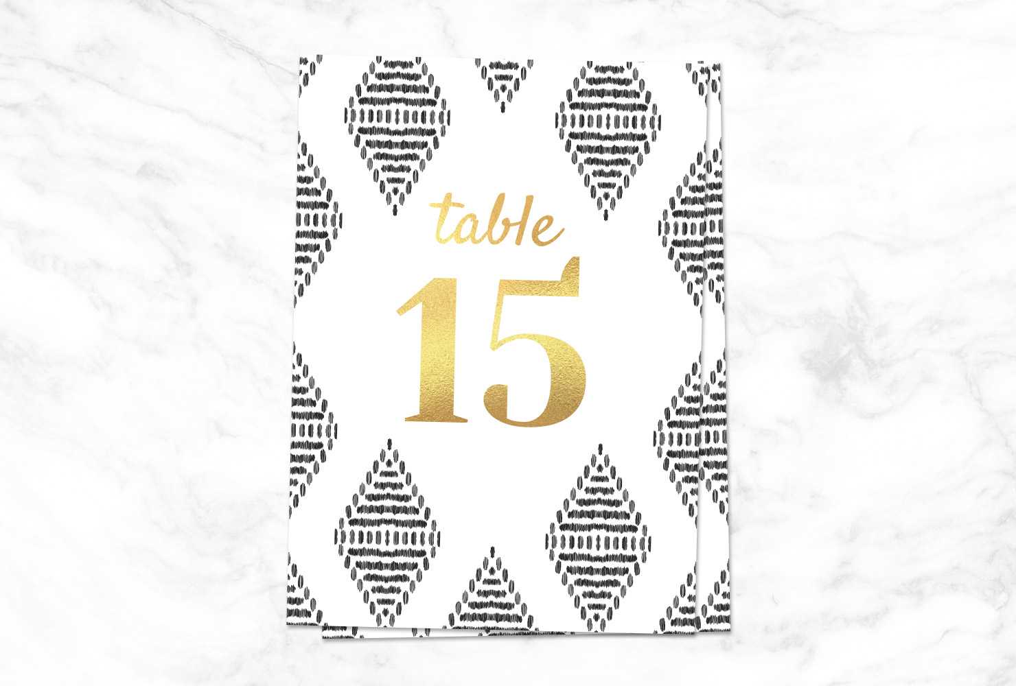 9 Printable Table Numbers To Add Elegance To Your Intended For Reserved Cards For Tables Templates
