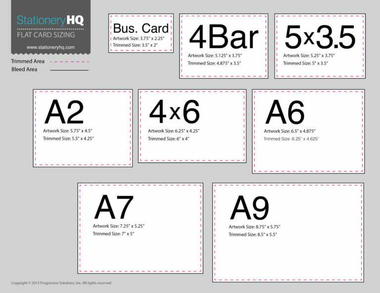 A2 Card Template