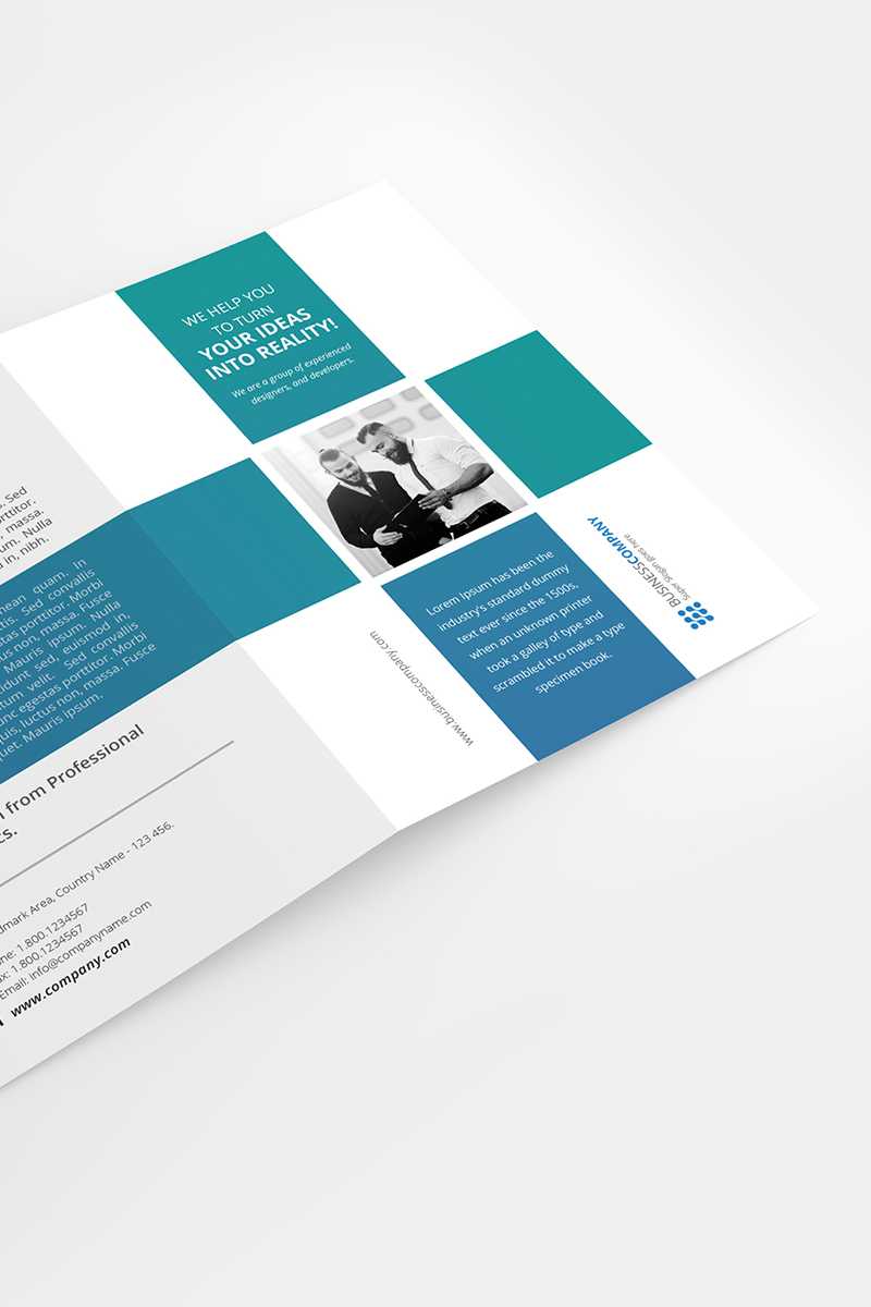 A4 Bifold Brochure Template №73390 In Country Brochure Template