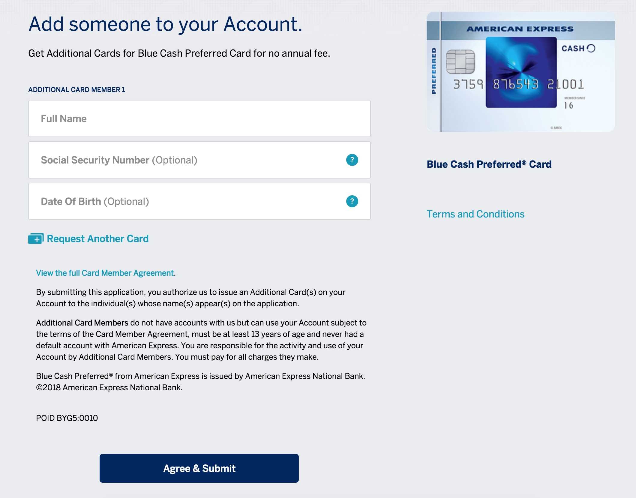 Adding An Authorized User – Credit Card Insider In Credit Card Statement Template