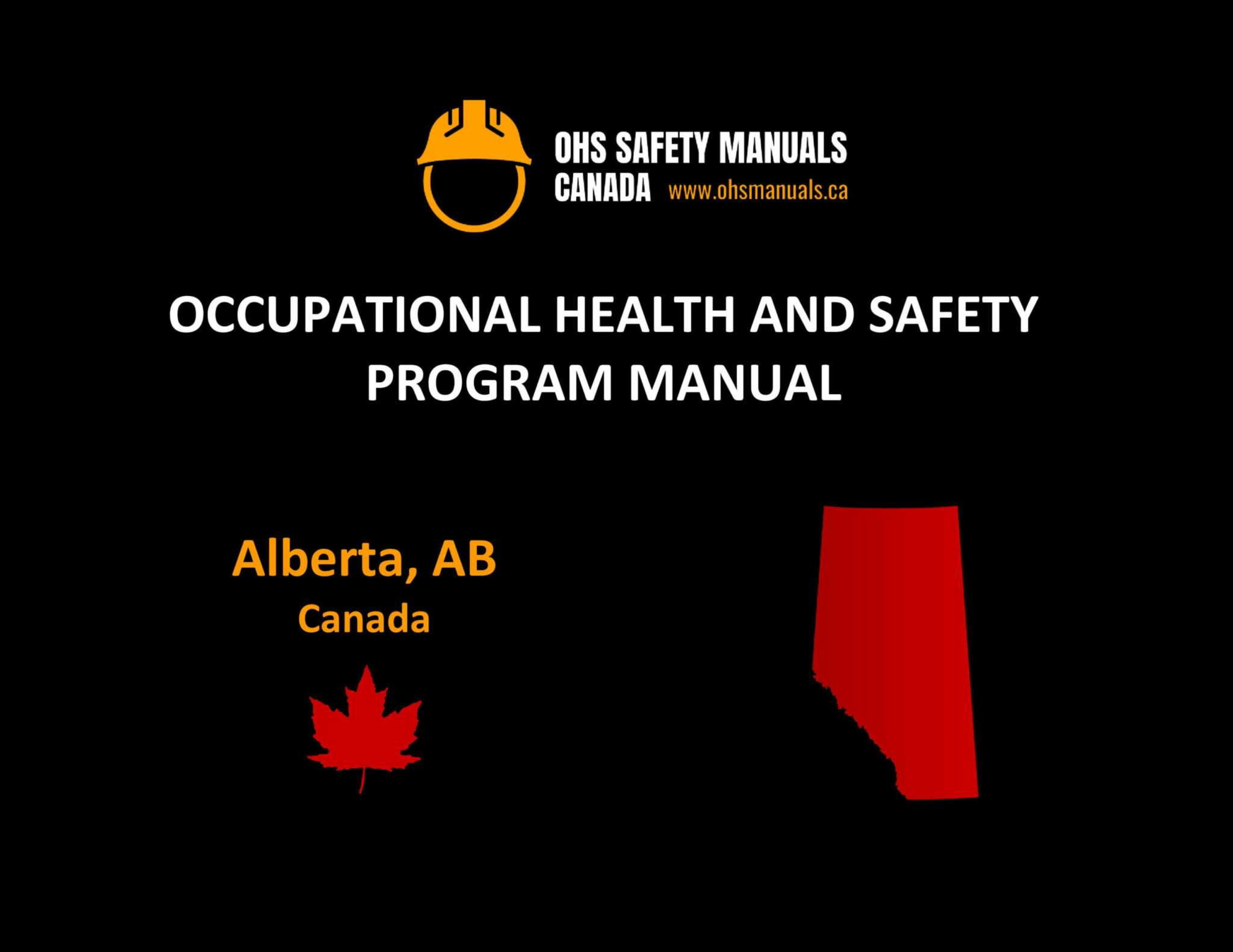 Alberta, Ab, Canada Health And Safety Program Manual Template I Inside