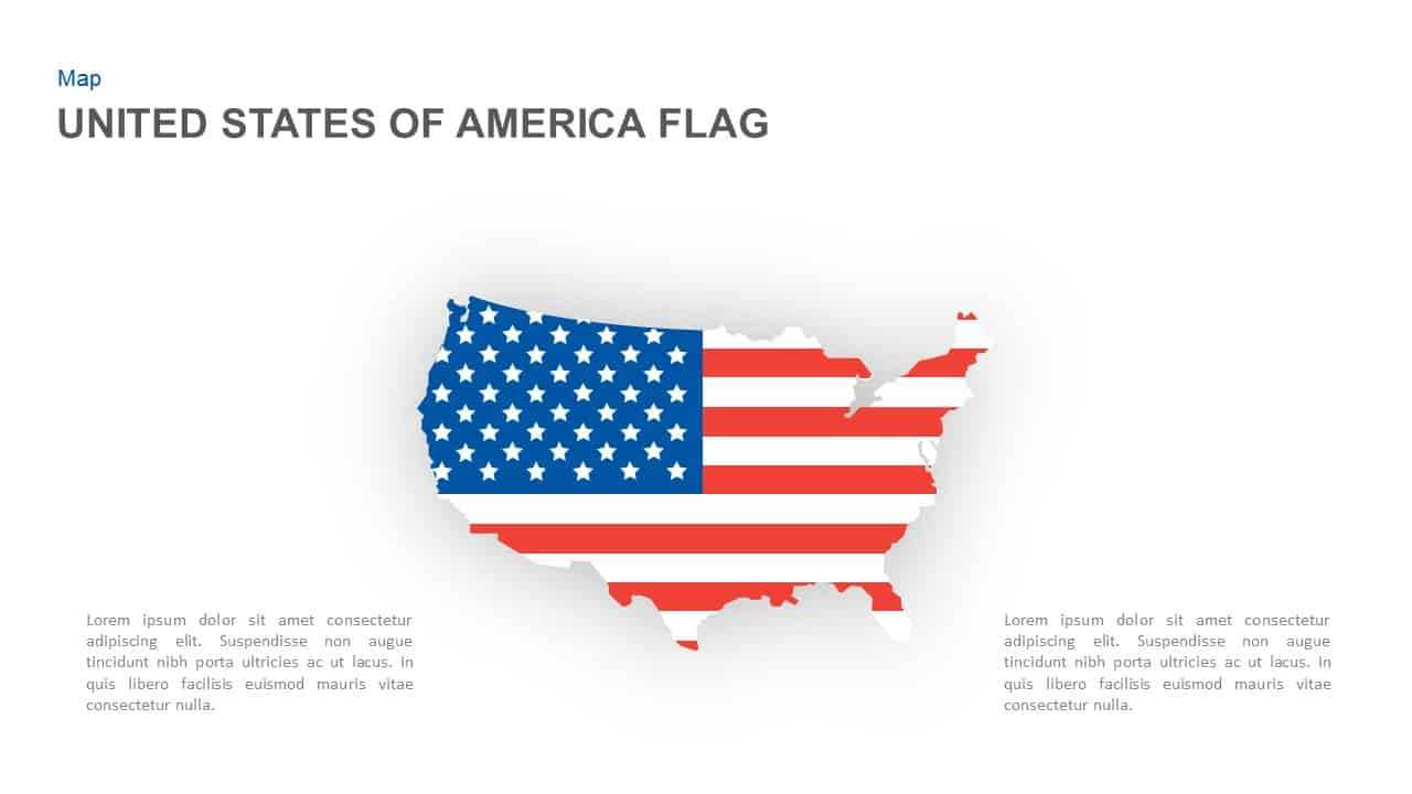 American Flag Powerpoint Template And Keynote Slide Intended For American Flag Powerpoint Template