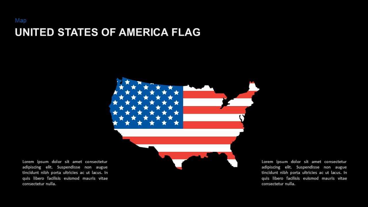 American Flag Powerpoint Template And Keynote Slide With Regard To American Flag Powerpoint Template